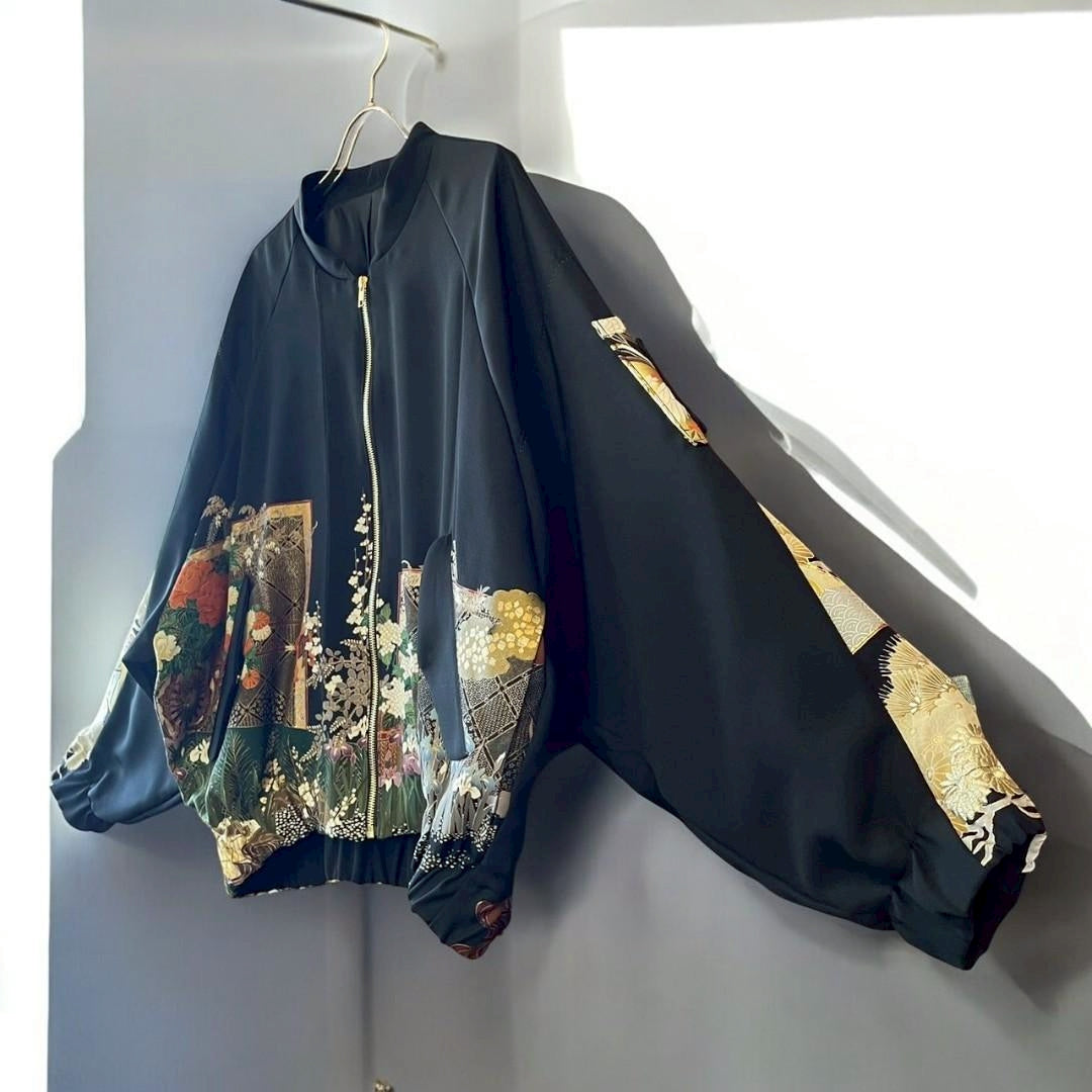 [Kuroyanagi collection] MA1 Jacket - Flower cart