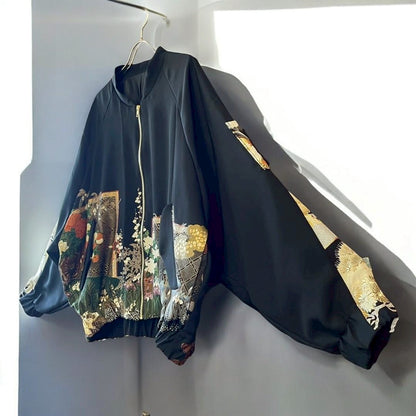 [Kuroyanagi collection] MA1 Jacket - Flower cart