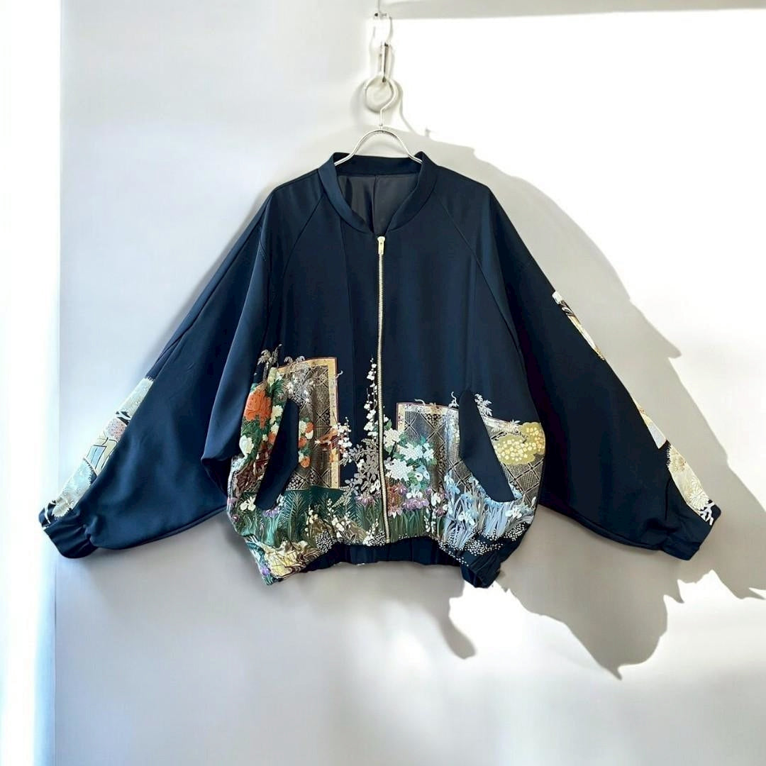 Kuroyanagi collection] MA1 Jacket - Flower cart – J SAMURAI