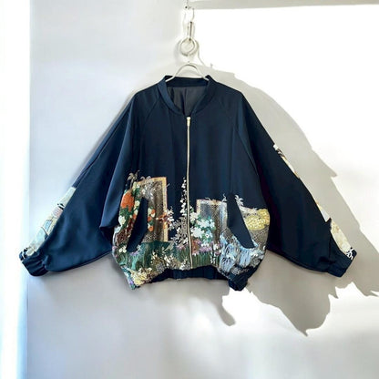 [Kuroyanagi collection] MA1 Jacket - Flower cart