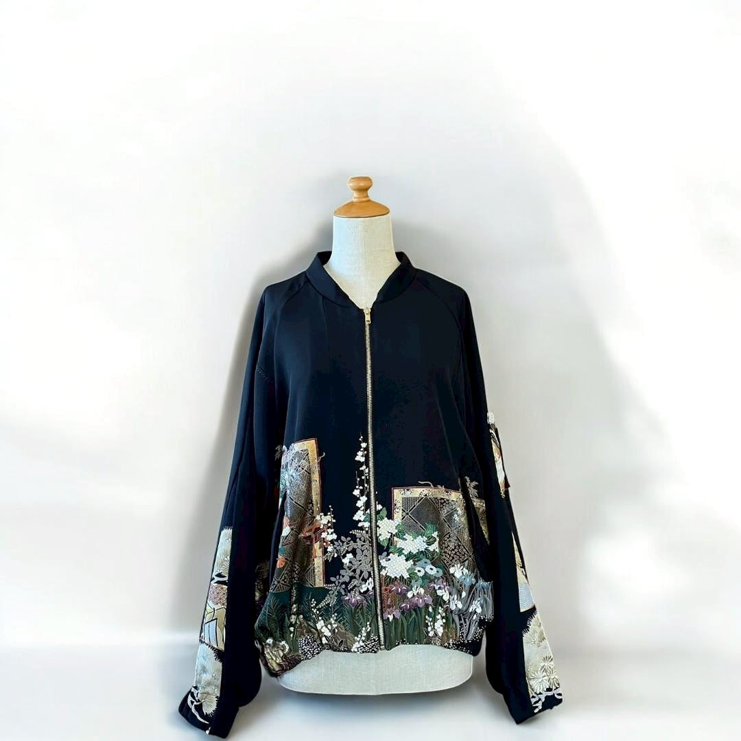 [Kuroyanagi collection] MA1 Jacket - Flower cart