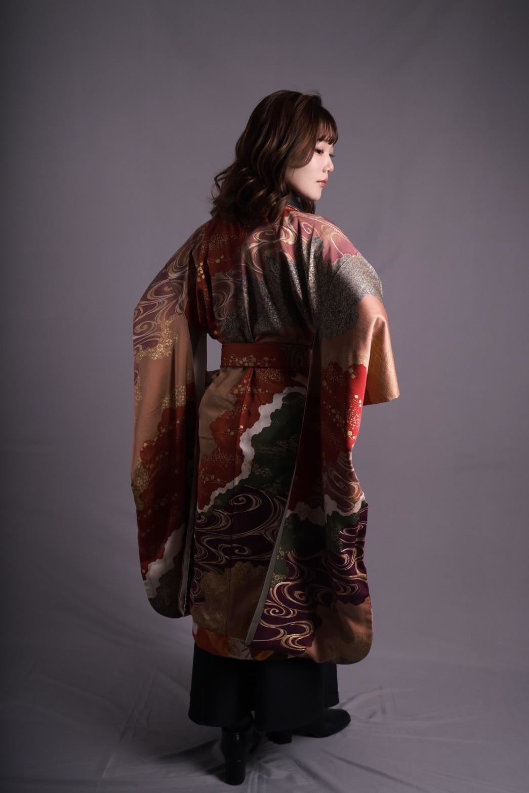 [Sample collection] Kimono long coat 1