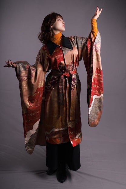 [Sample collection] Kimono long coat 1