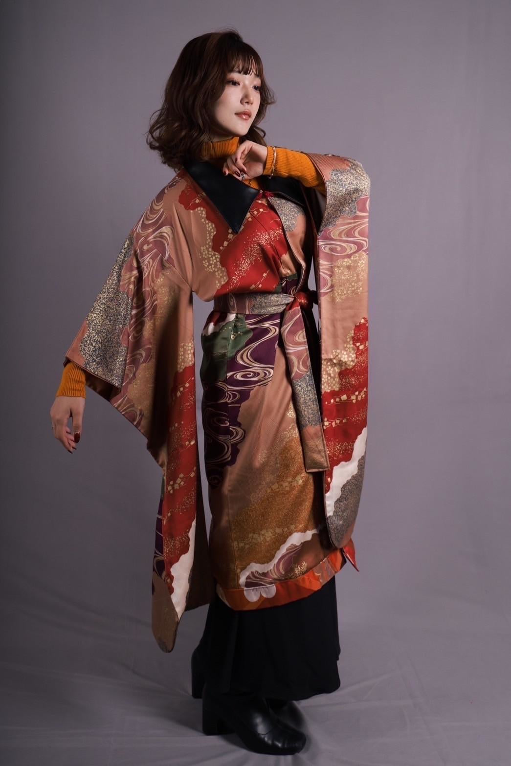 [Sample collection] Kimono long coat 1