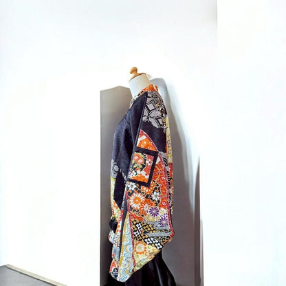 [Kuroyanagi collection] MA1 Jacket - Black Flower
