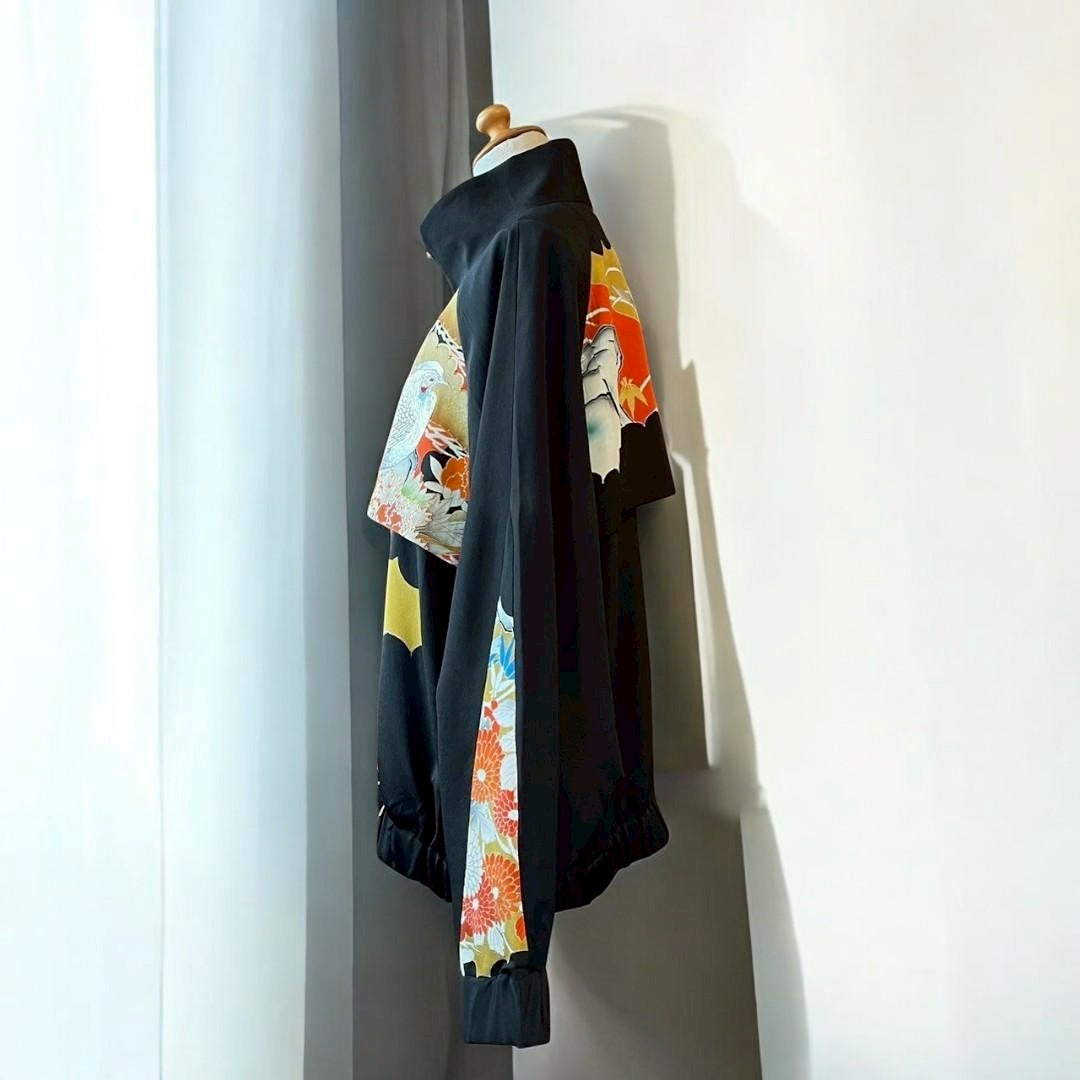 [Kuroyanagi collection] Truck Jacket - Flowers and Birds