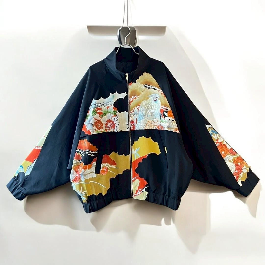 [Kuroyanagi collection] Truck Jacket - Flowers and Birds