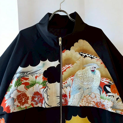 [Kuroyanagi collection] Truck Jacket - Flowers and Birds