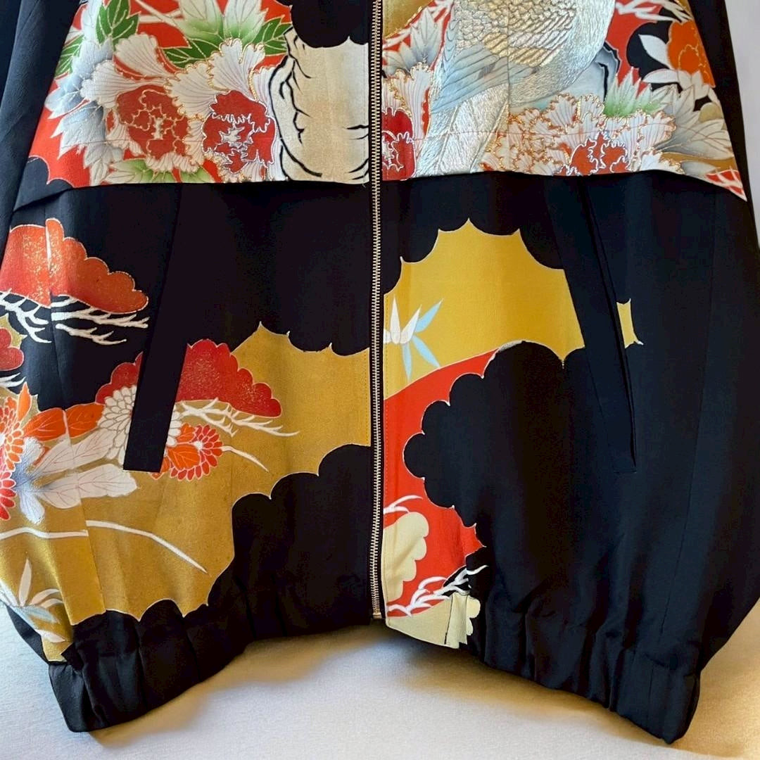[Kuroyanagi collection] Truck Jacket - Flowers and Birds