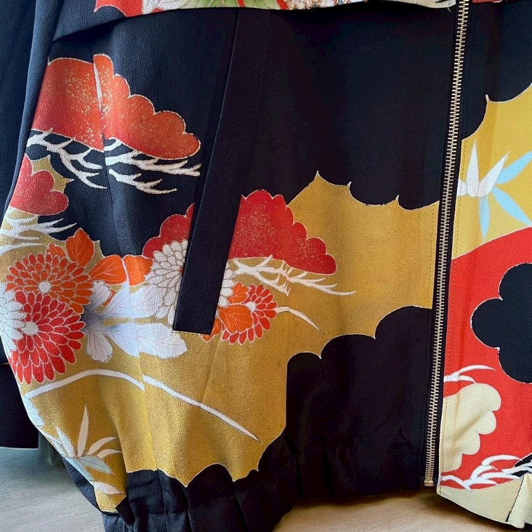 [Kuroyanagi collection] Truck Jacket - Flowers and Birds