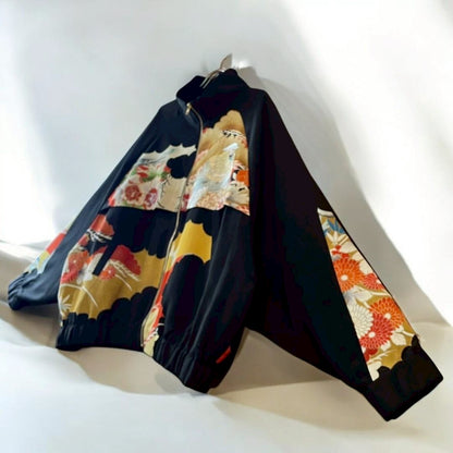 [Kuroyanagi collection] Truck Jacket - Flowers and Birds