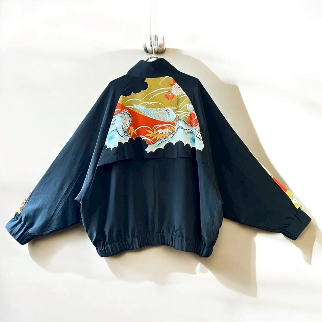[Kuroyanagi collection] Truck Jacket - Flowers and Birds