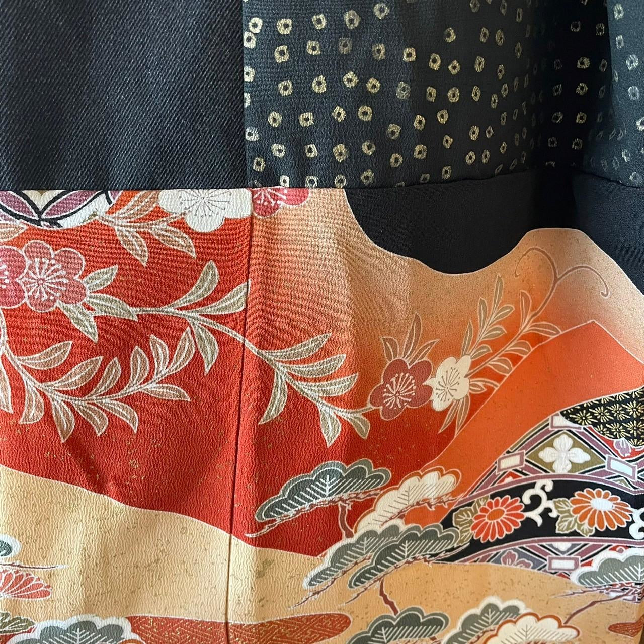 [Kuroyanagi collection] Truck Jacket - Flowers and Birds