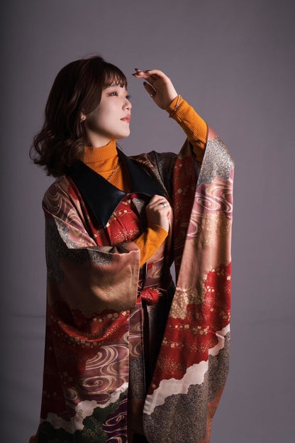 [Sample collection] Kimono long coat 1