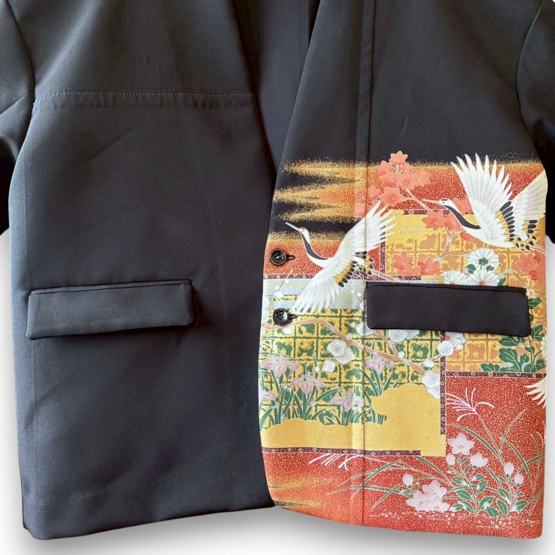 [Kuroyanagi collection] Collarless jacket